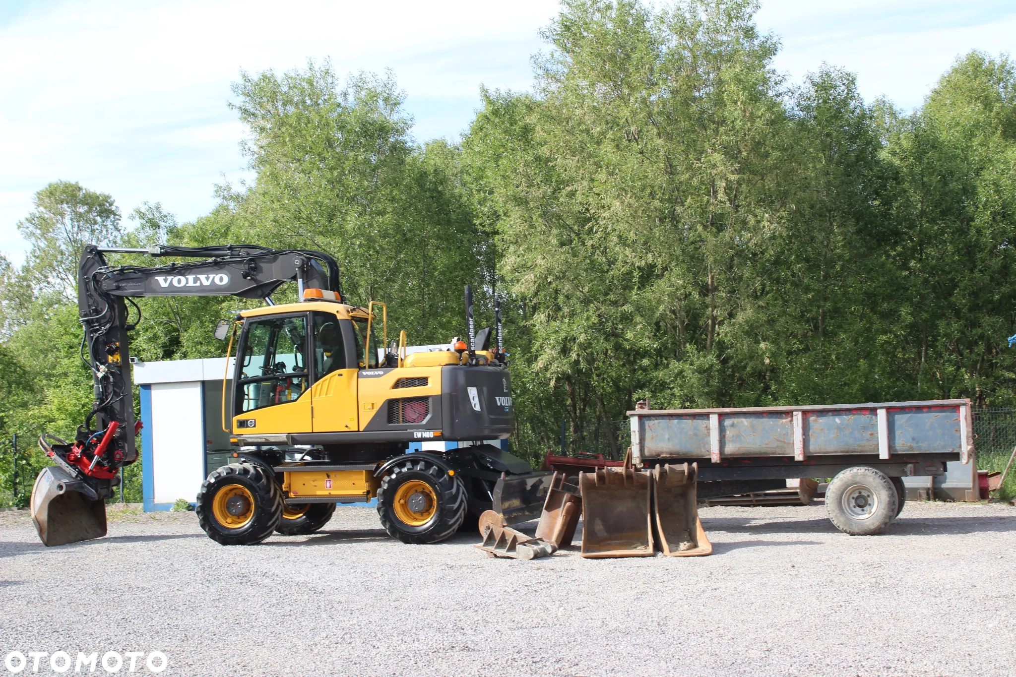 Volvo EW140D Rototilt Przyczepka Osprzęt Sprowadzona - 6