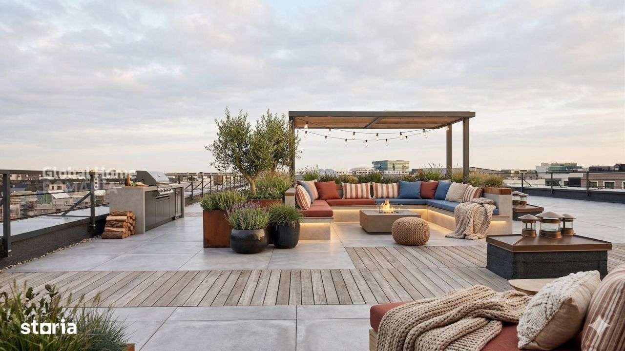 New York Style Design • Pipera 1 • Penthouse • Hobby Room + Roof