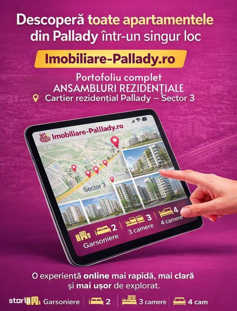 Apartament 2 camere STUDIO Theodor Pallady, PROMO parcare, METROU