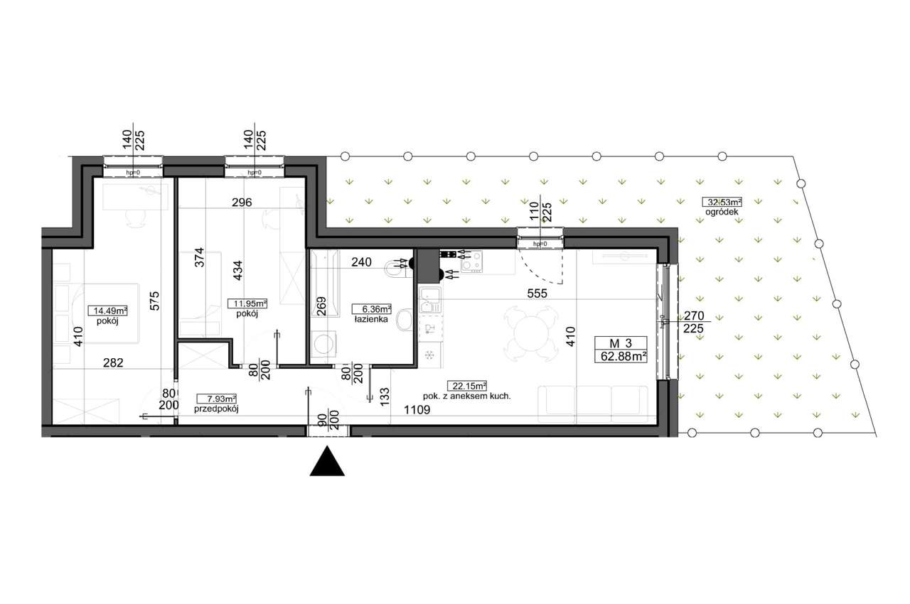 Mahonia Premium | mieszkanie 3-pok. | 6 - Pełny obrazek: 2/8
