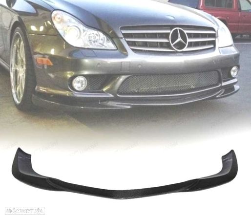 SPOILER LIP FRONTAL PARA MERCEDES W219 CLS 55 CARBONO - 1