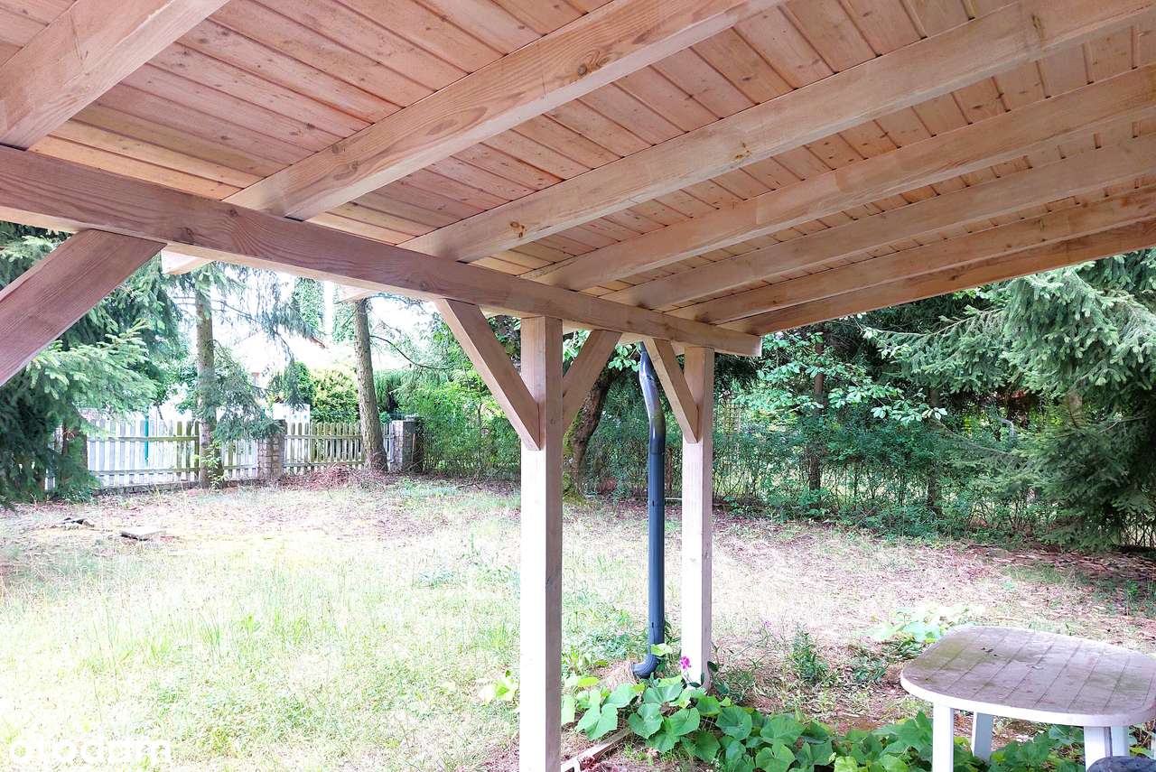 Lgiń, Jezioro, Lasy, Działka ROD z murowanym domkiem 70m2-3