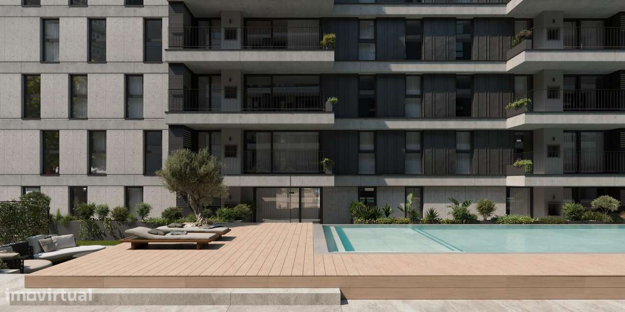 Apartamento T1 Virado para a Piscina-4