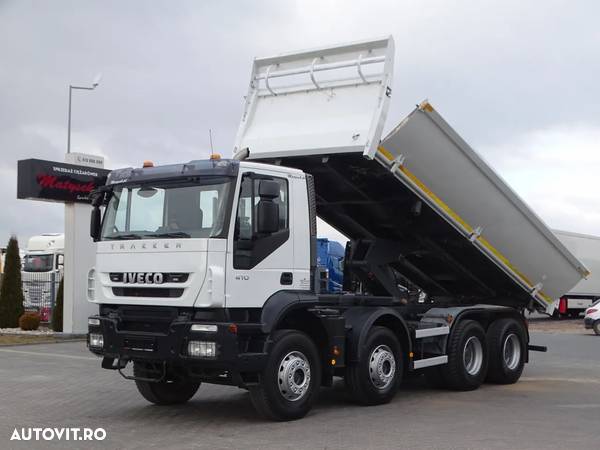 Iveco TRAKKER 410 / 8X4 / GHIDĂ PE 2 FETE / HIDROBOARD / AUTOMAT / 17 TONE CAPACITATE DE ÎNCARCARE / 2008 - 1