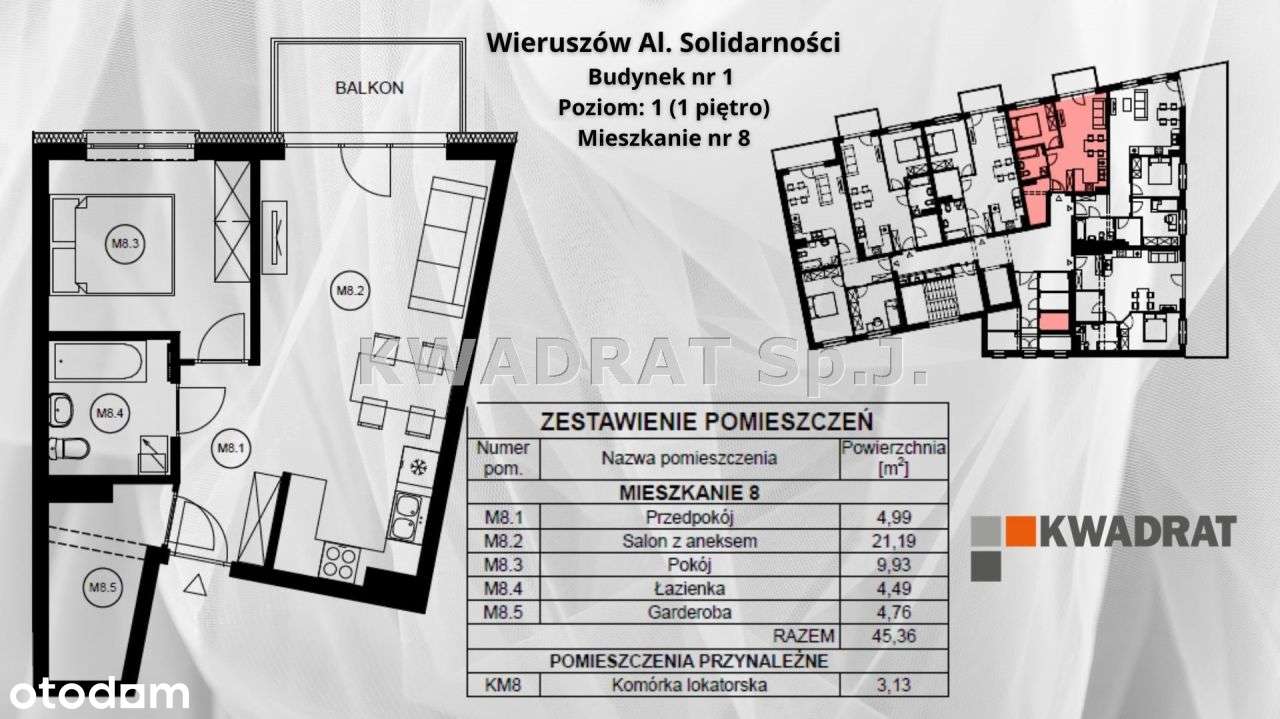 Komfortowe mieszkania- Wieruszów - Pełny obrazek: 5/9