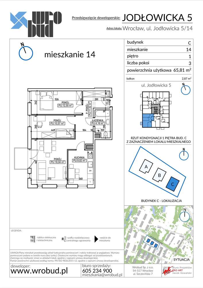 Jodłowicka 5 | mieszkanie C-14 - Pełny obrazek: 2/7
