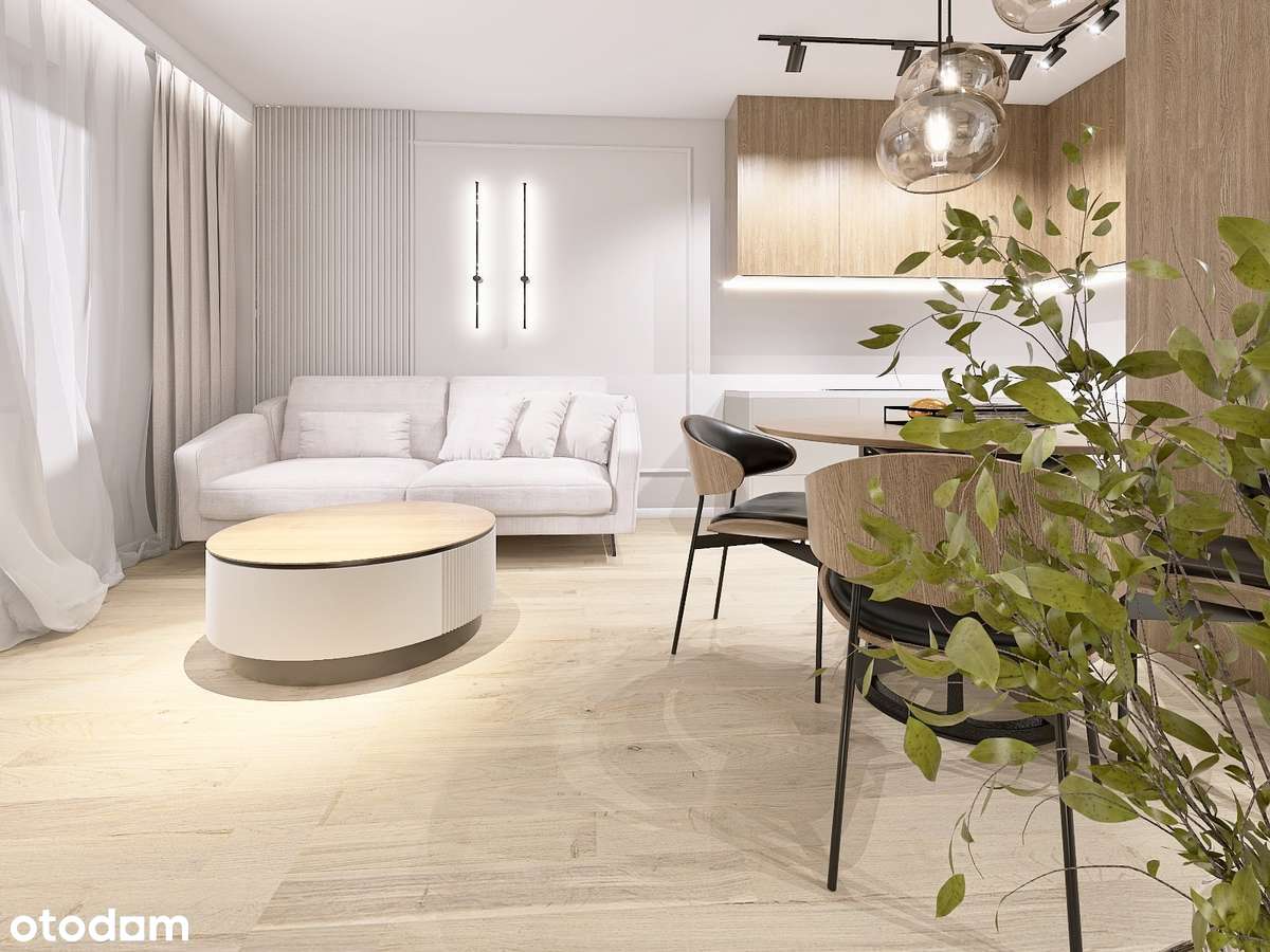 REZERWACJA !! KRZYKI, 2 pokoje, balkon, po GENERALNYM remoncie - Pełny obrazek: 2/8