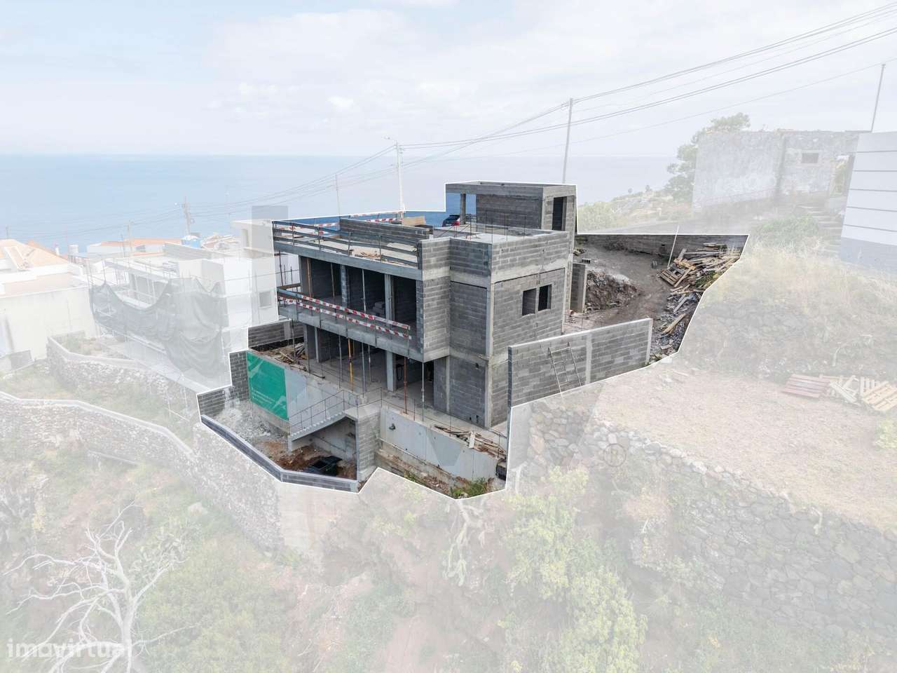 Moradia T3 Nova em Santa Cruz com Vista Mar Definitiva - Grande imagem: 4/28