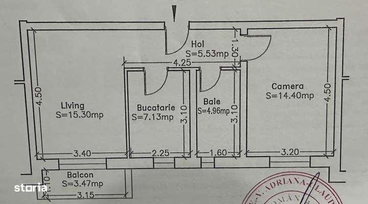 Apartament cu 2 camere si cu pod pentru depozitare - Calea Urseni-11