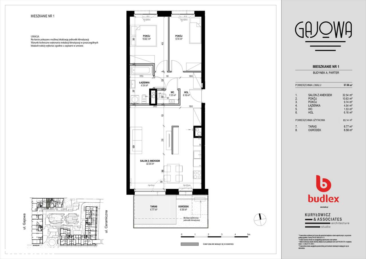 Gajowa  | mieszkanie 3-pok. | A.1 - Pełny obrazek: 2/7