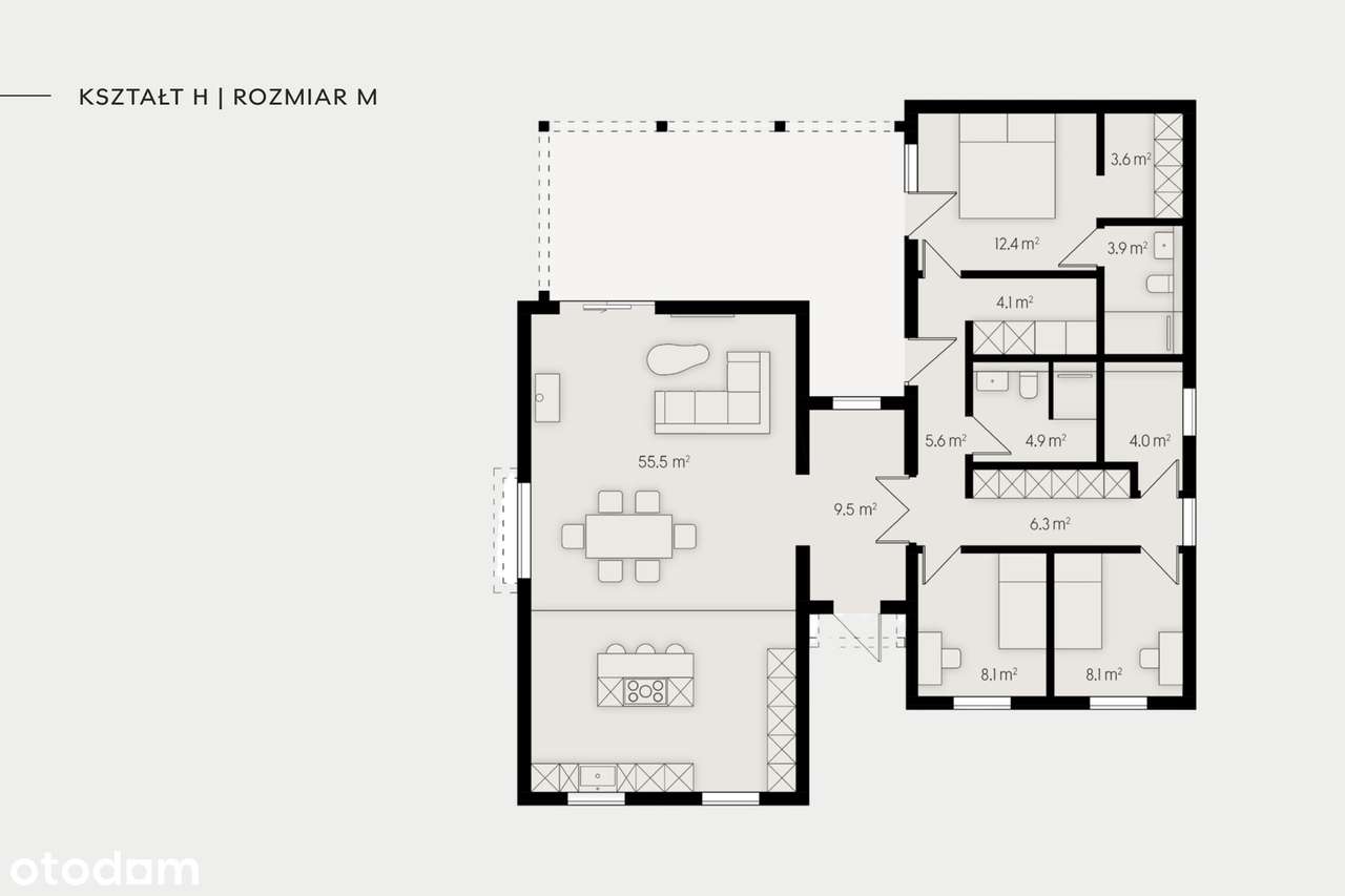 Dom wolnostojący pod Warszawą w otulinie lasu - Skrzeszew / Legionowo - Pełny obrazek: 5/6