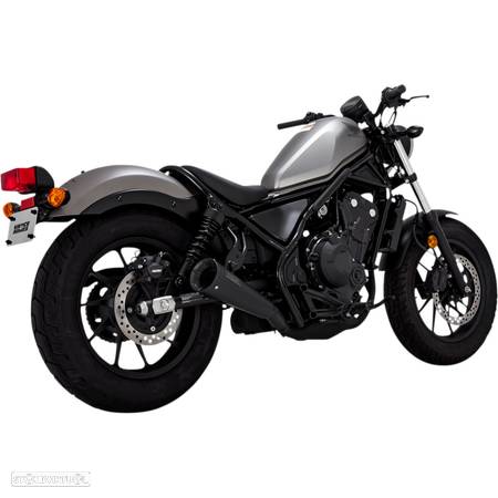 ponteira de escape vance & hines muffler blk honda rebel 500 - 2