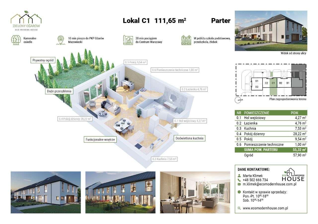 Rezerwacja- Dom C1 od dewelopera z pozwoleniem na użytkowanie !!! - Pełny obrazek: 5/11
