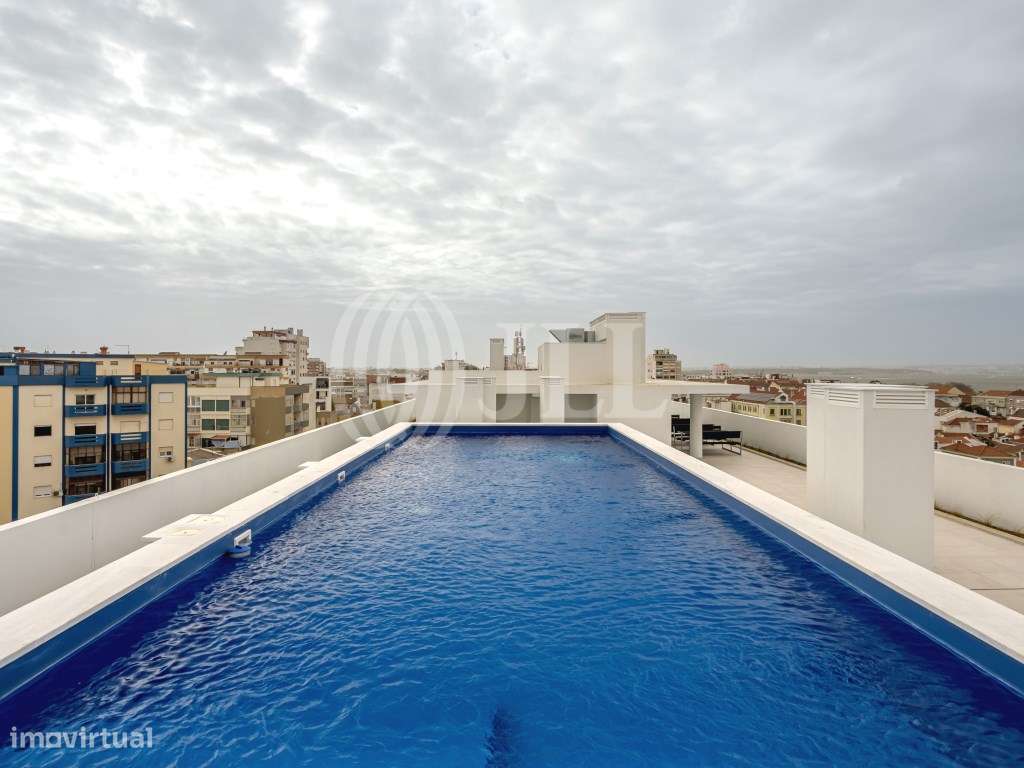 Apartamento T1 com varanda e garagem, no Jaba, Barreiro - Grande imagem: 3/30