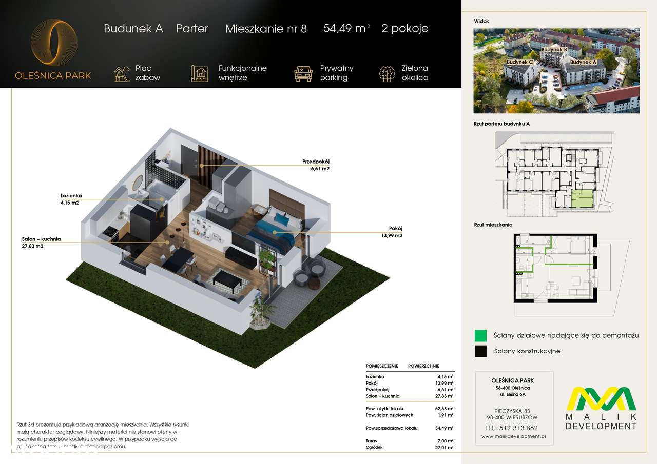 Oleśnica, ul. Leśna - Oleśnica Park M8 parter-3