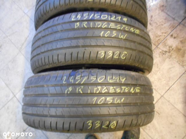 Opony 245/50r19 bridgestone alanza 001 6,2mm lato komplet - 2