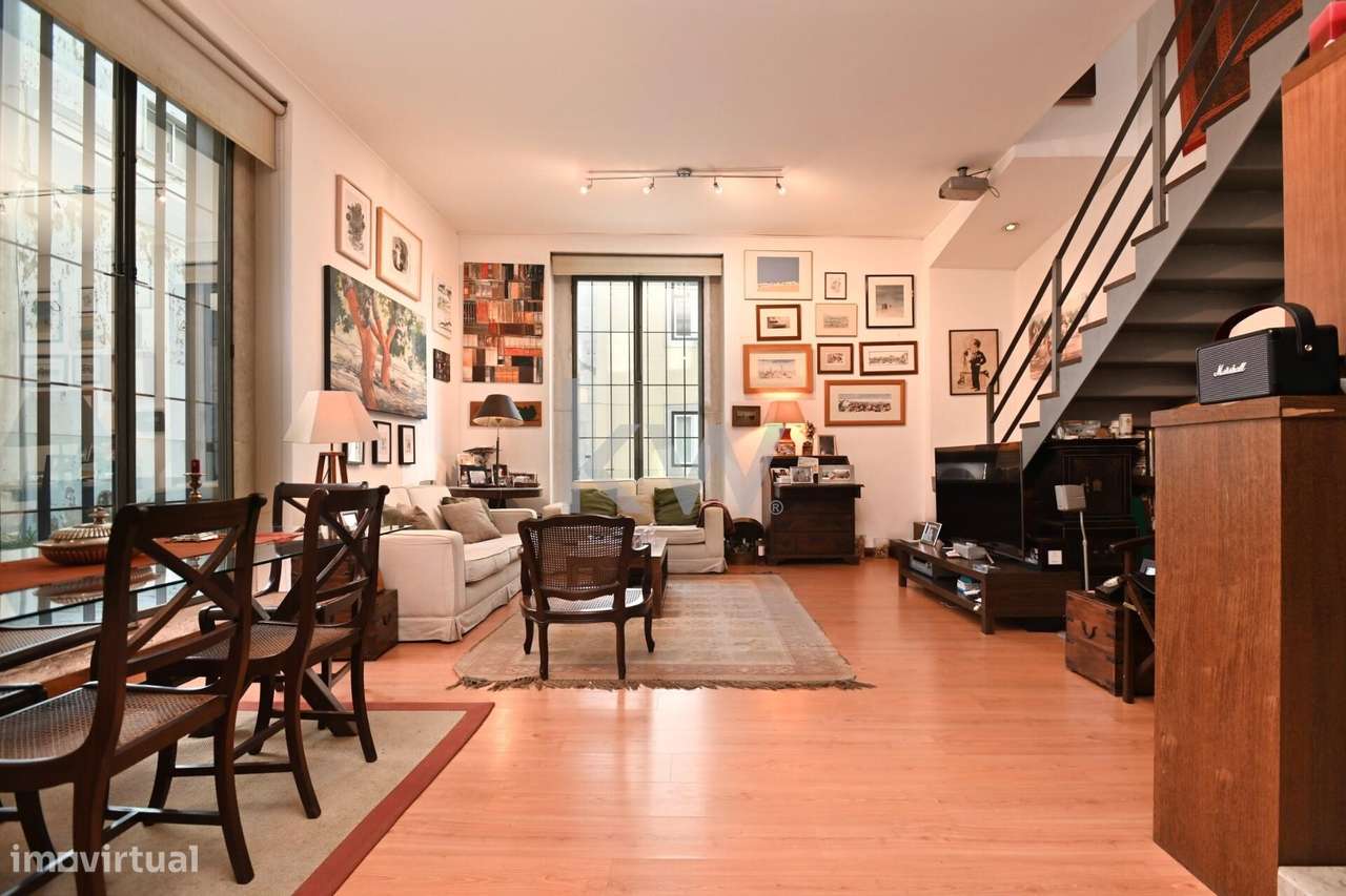 T3 com 140m2 no Príncipe Real com garagem, elevador e arrecadação - Grande imagem: 2/34