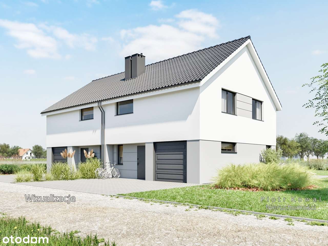 Bliźniak z garażem - 124 m2 - pełne media - działka 430 m2-3