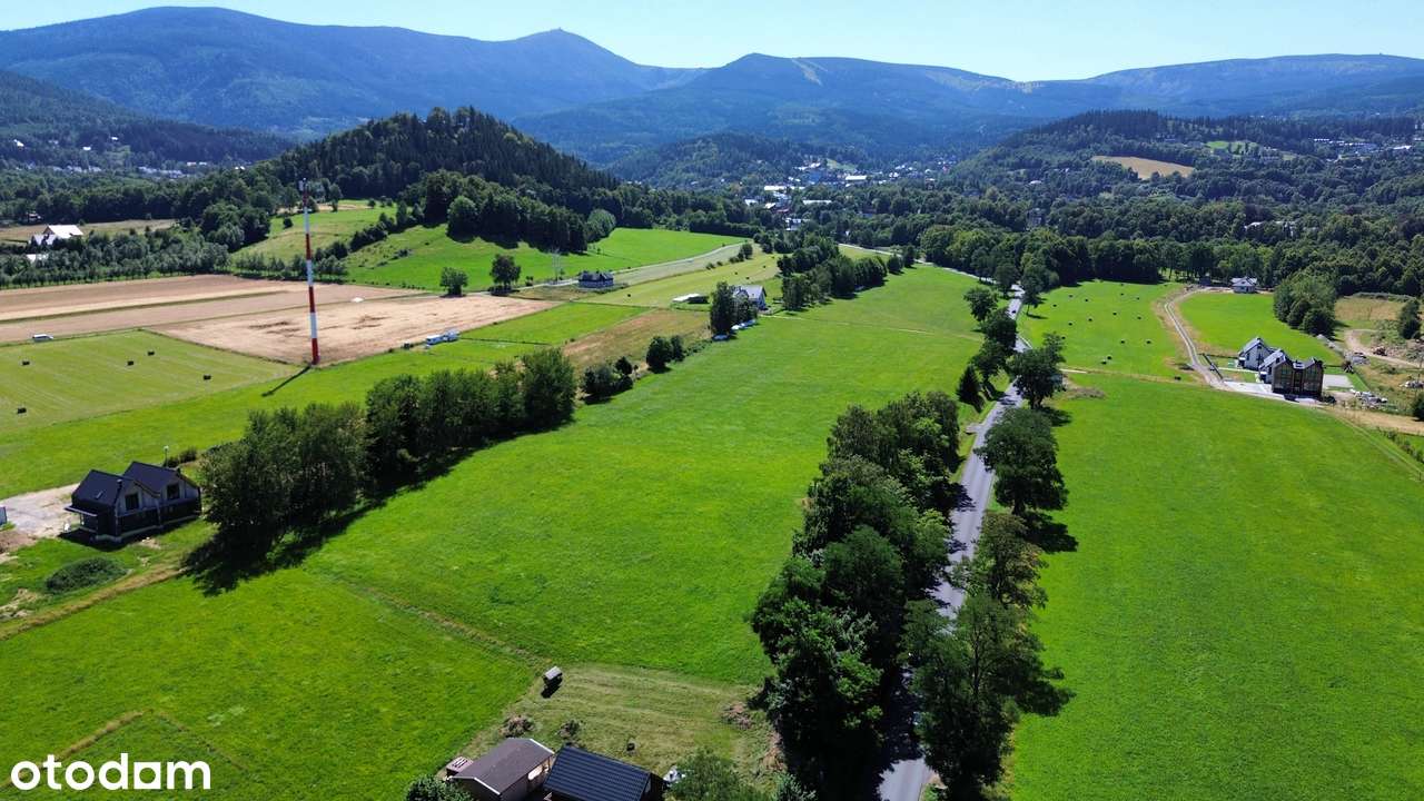 Słoneczna i widokowa duża działka 5651 m2 z pięknym widokiem na góry!-3