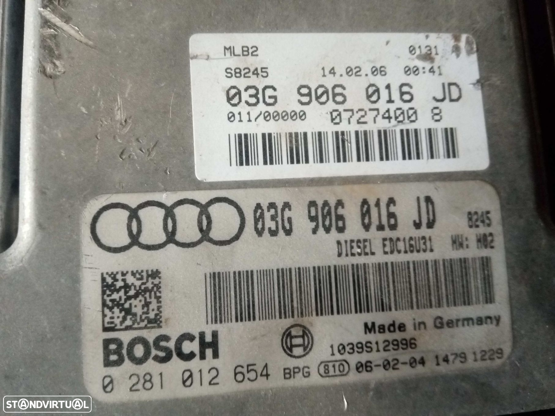 Centralina / Modulo Motor Audi A4 Avant (8Ed, B7) - 2