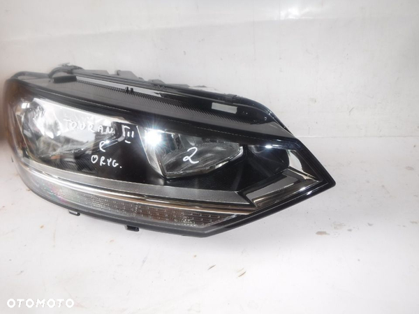 volkswagen touran 5t 15r- lampa przód przednia prawa 145100034300 - 8