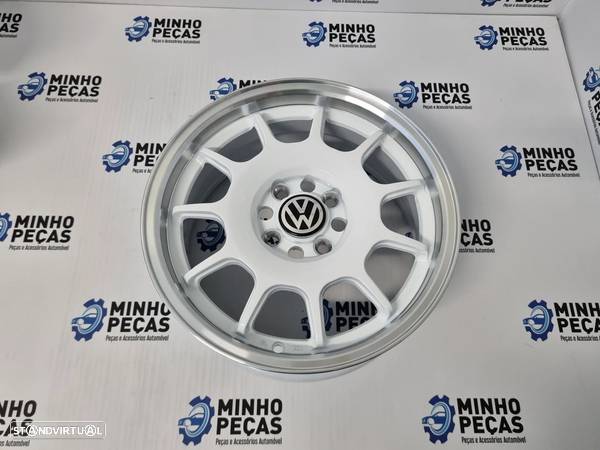 Jantes Volkswagen em 15 Brancas Aba Polida (4x100) - 7