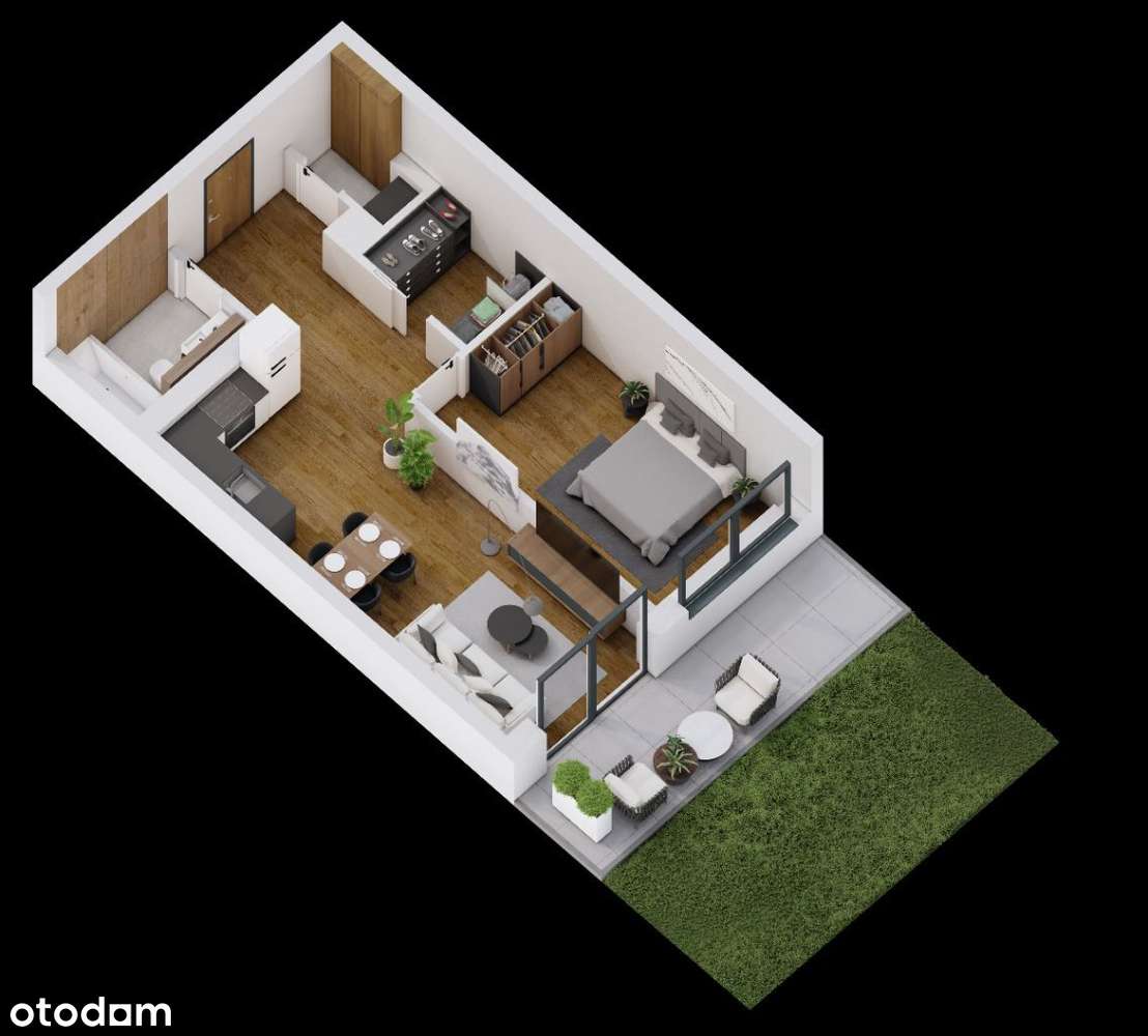 Działka z pozwoleniem na budowę, PUM = 2250m2 - Pełny obrazek: 5/8