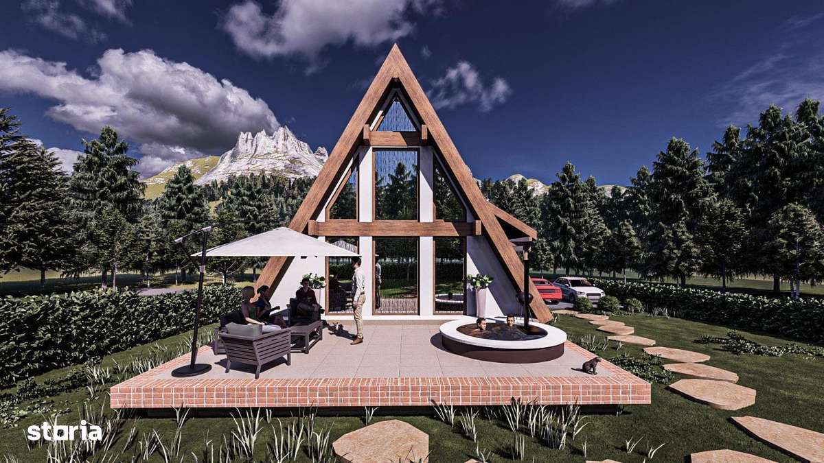 Casă A‑Frame 4 camere, Râșnov,Brasov-Direct dezvoltator, fără comision-11