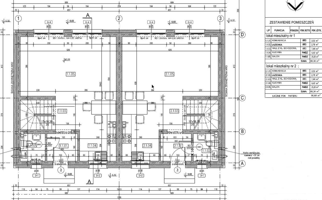 Rokietnica bliźniak - blisko dworca PKP -ogrz. podłogowe -strych-VIDEO-18