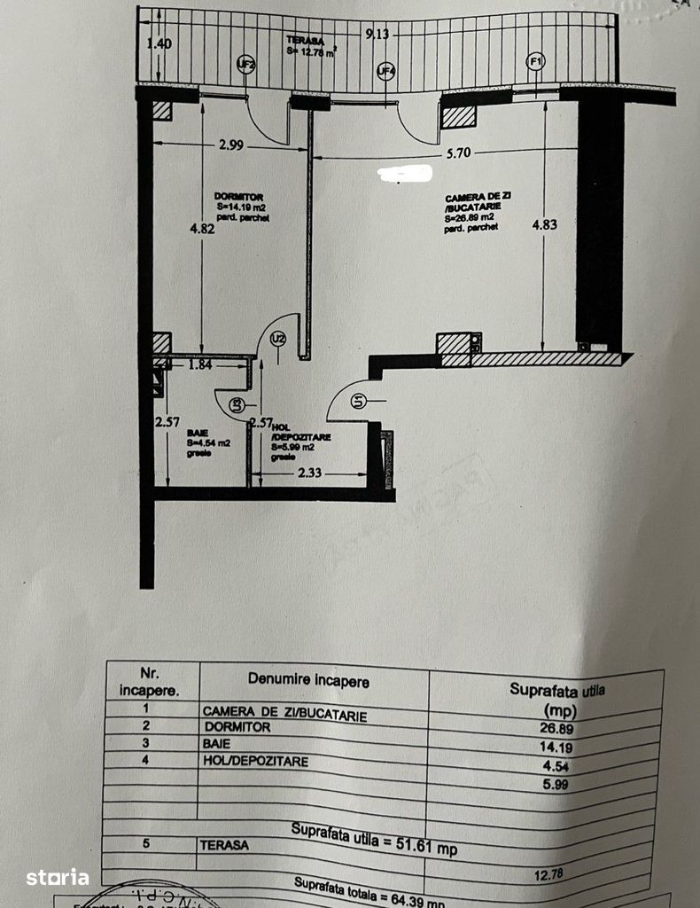 Apartament 2 Camere | Buna Ziua | Et Intermediar | CT Proprie