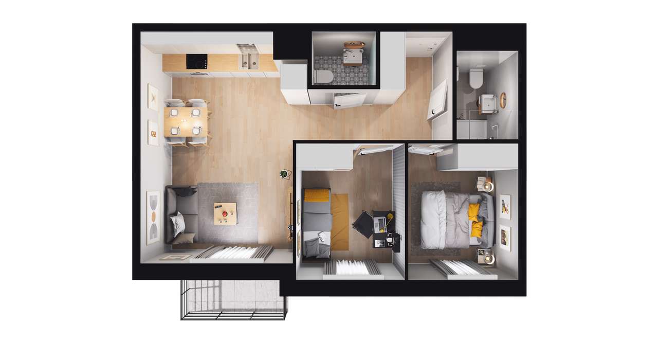 Funkcjonalność, zieleń, wygoda - Pełny obrazek: 2/8