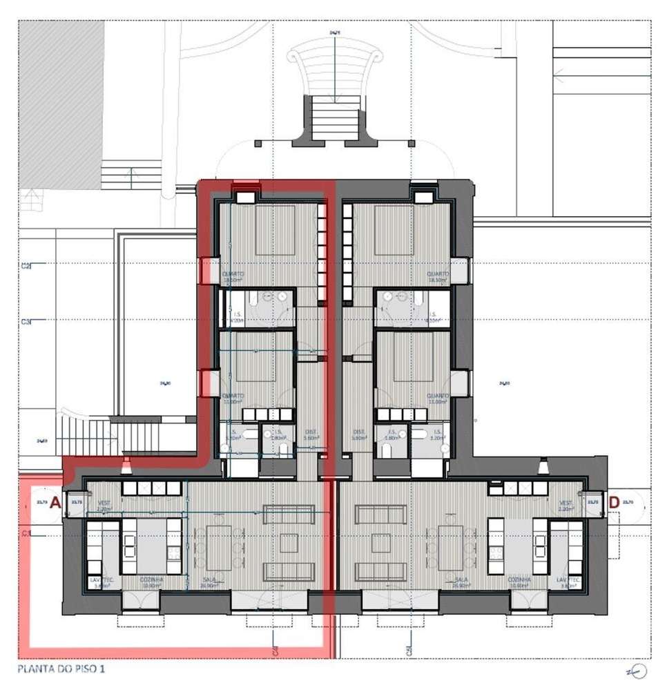 Apartamento T3 em Vila Nova de Cerveira e Lovelhe de 109,6 m2 - Grande imagem: 3/8