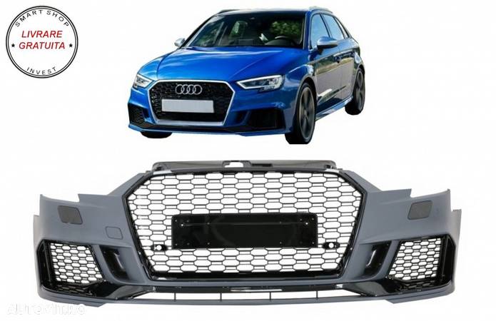 Bara Fata Audi A3 8V Facelift (2016-2018) Hatchback Sportback RS3 Design- livrare gratuita - 11