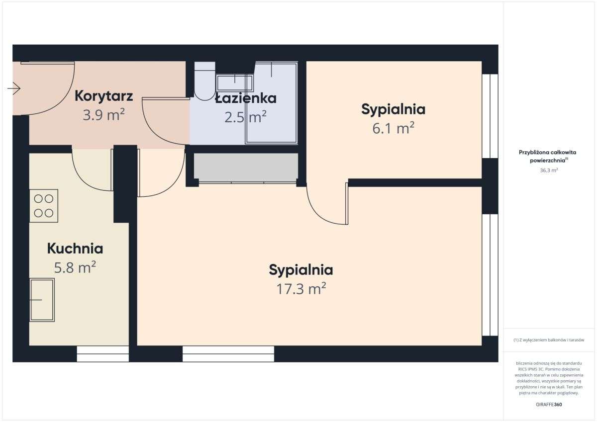 Jasne kompaktowe mieszkanie z widną kuchnią-4