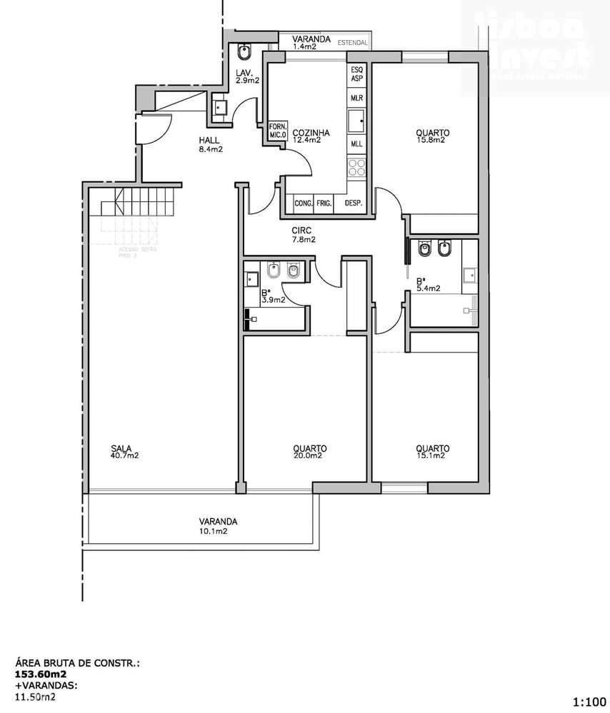 Vendo T3 Centro de Carcavelos Luxo-22