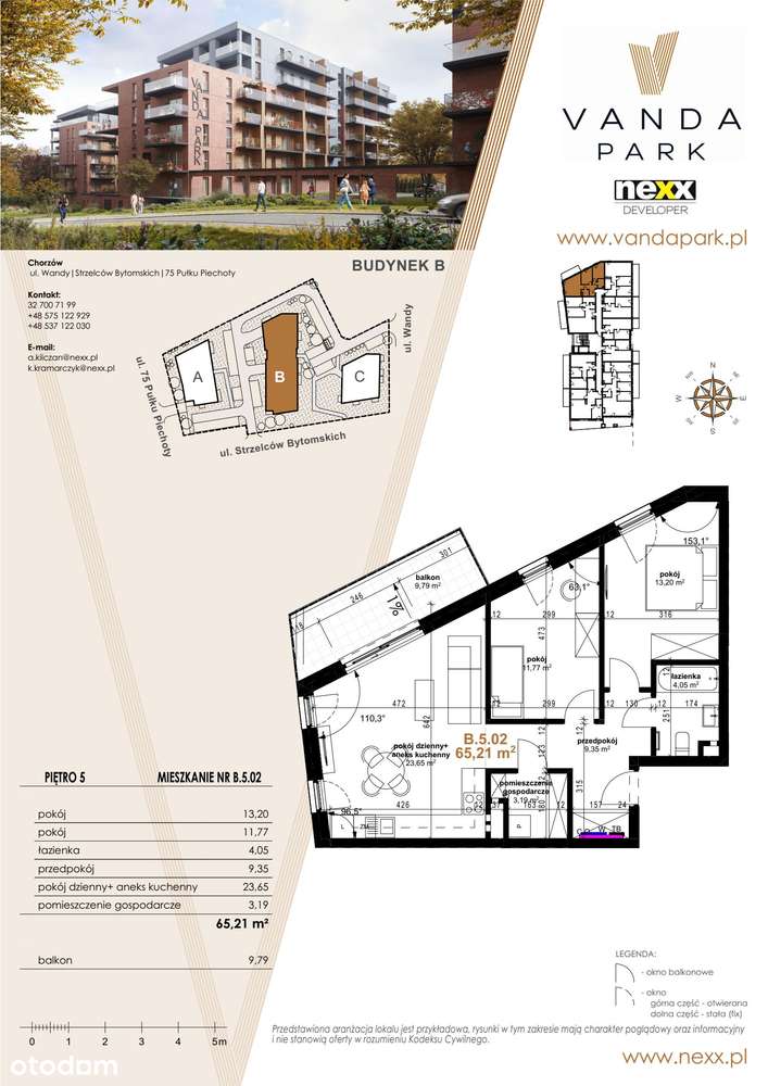 Vanda Park | mieszkanie 3-pok.| B.5.2 - Pełny obrazek: 2/9