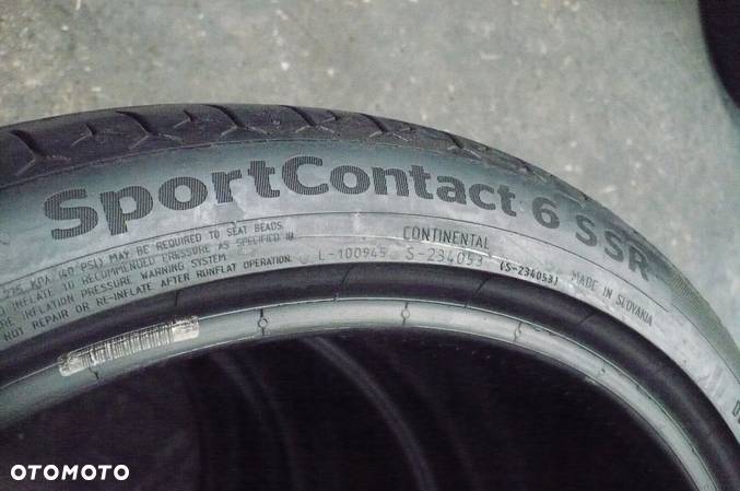 CONTINENTAL Sport Contact 6 RFT 245/35R20 6,3mm - 4