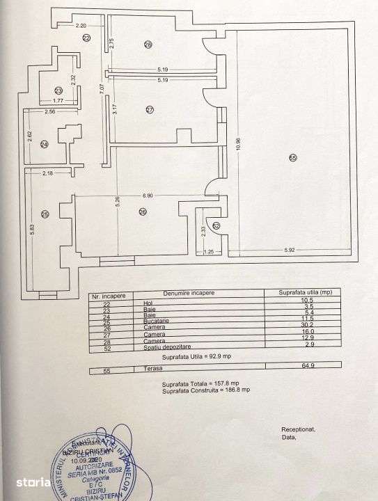 Apartament decomandat cu terasa generoasa, Faleza Nord -orientare spr-5