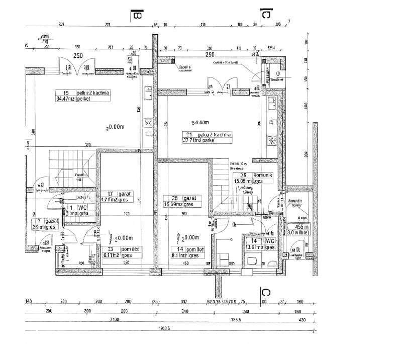 Dom z garażem 141 m²  zlokalizowany na działce 500m2-11
