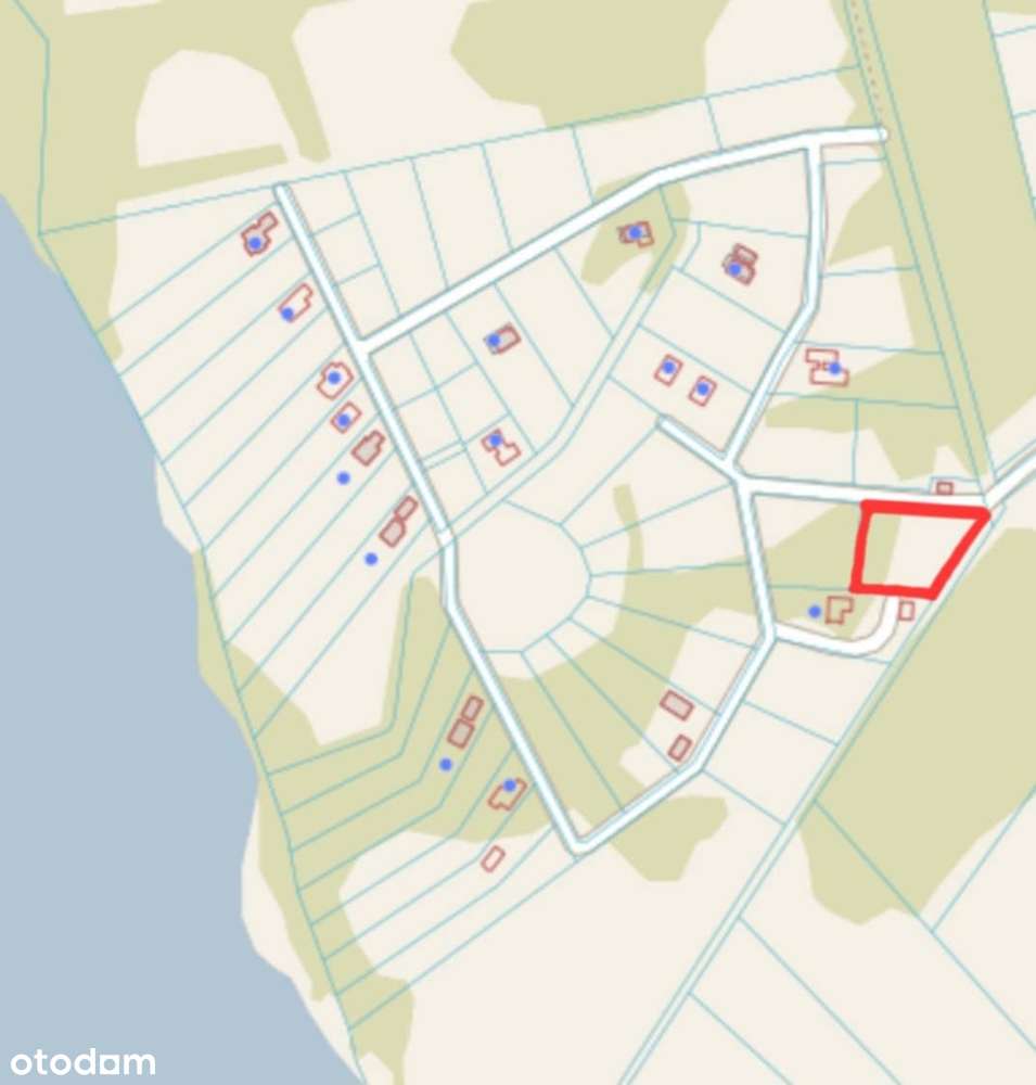 Działka na prywatnym osiedlu Dargin Mamry Harsz 30 arów 3000m2 Mazury - Pełny obrazek: 5/10