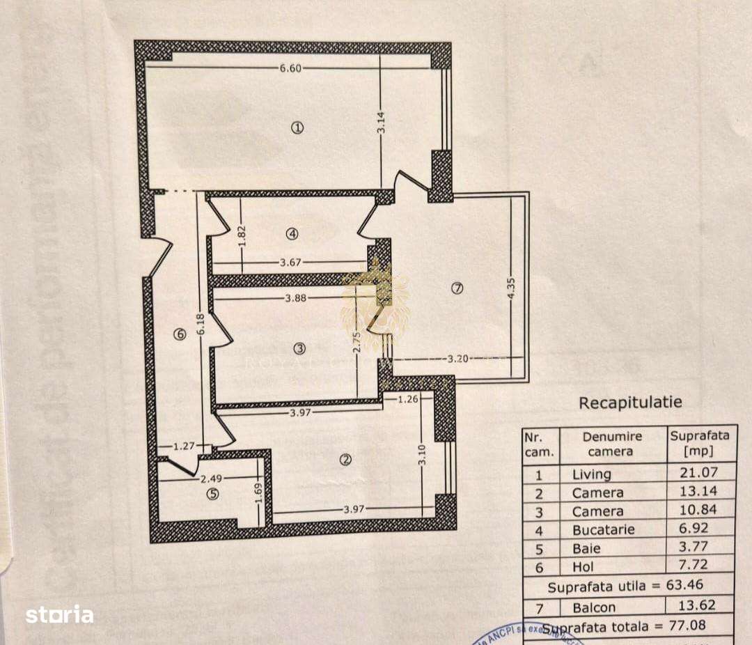 Apartament 3 camere | complex Parcului20 | zona 1 Mai - P-ta Presei-13