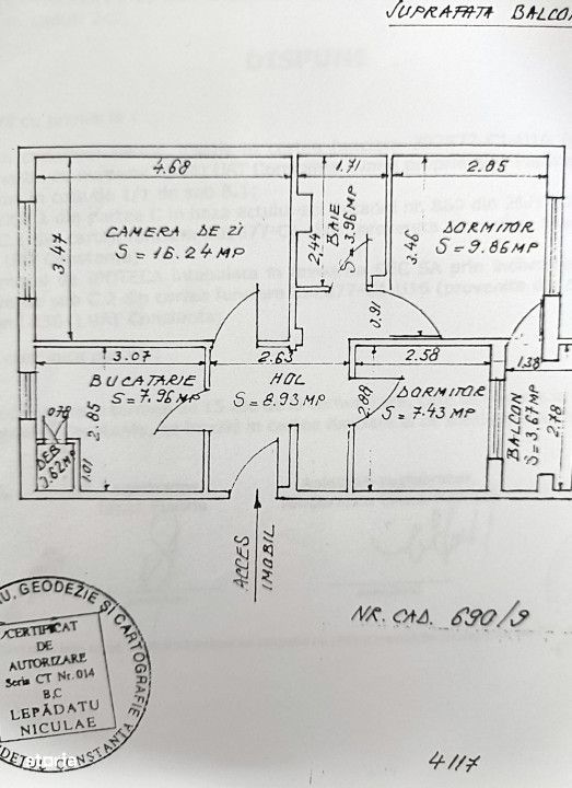 apartament 3camere poarta6 constanta