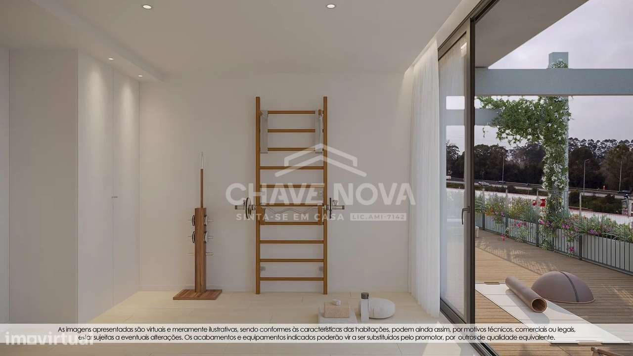 T3 Novo Último Piso c/ Terraço e Box em Santa Marinha (Coimbrões)-8