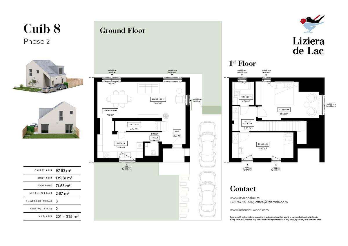 CUIB 8, LIZIERA DE LAC, FAZA 2 — CASA TA LÂNGĂ LAC, APROAPE DE PALLADY - Imagine principală: 5/25