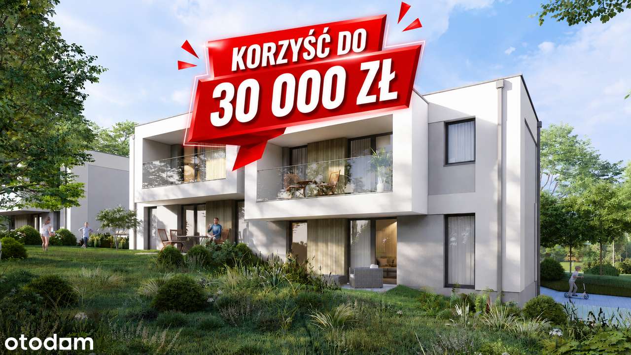 Przestronny bliźniak w Rzeszowie, stan deweloperski