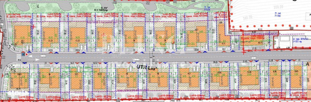 Teren pentru case si duplexuri, PUZ aprobat, Taietura Turcului