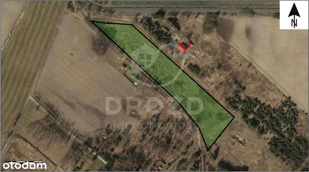 Działka zagrodowa RM/ 1, 33 ha/media/MPZP/bez prow-15