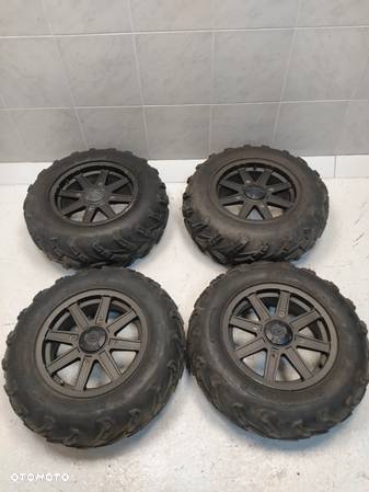 POLARIS SCRAMBLER 2X FELGA 14/7.5 R14 ET57.4   2X FELGA 14/5.5 R14 ET46.7  4X OPONY CST CARLISLE 26X8 26X10 R14 KOŁA - 2