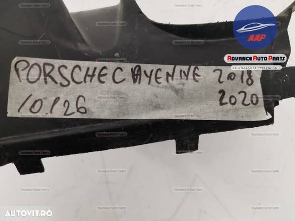 Canal aerisire deflector aer dreapta Porsche Cayenne 9Y an 2018-2020 - original - 7