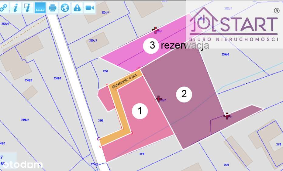 Działka budowlana - dom 5 min od ścieżki rowerowej-1